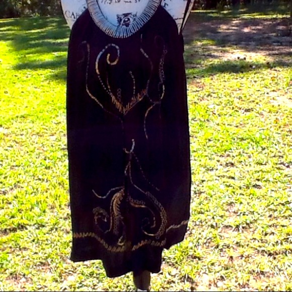 Vintage Trapeze Silk dress - Picture 1 of 7